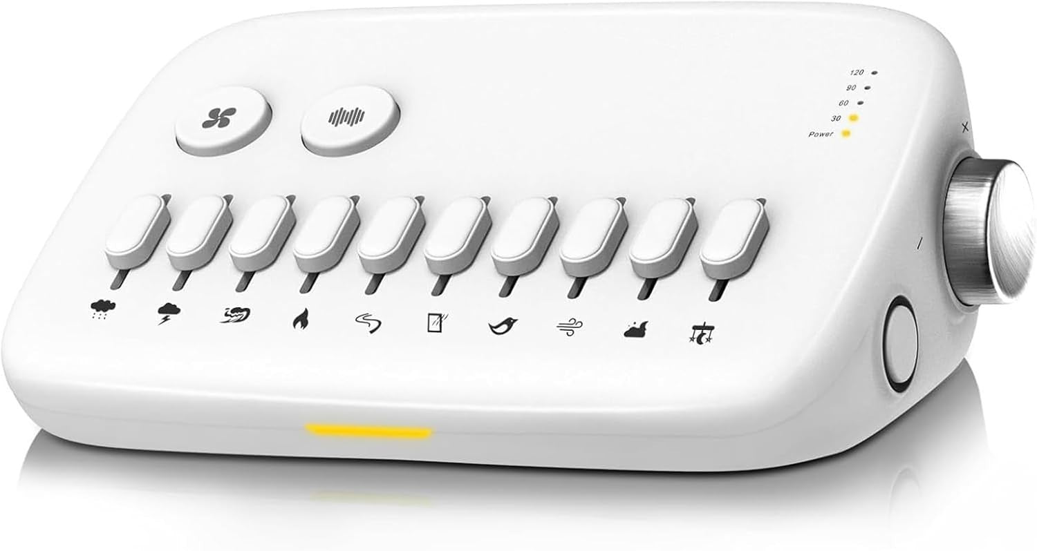 White Noise Machine 10 Nature Sounds 288 Mix Timer Portable Sleep Aid