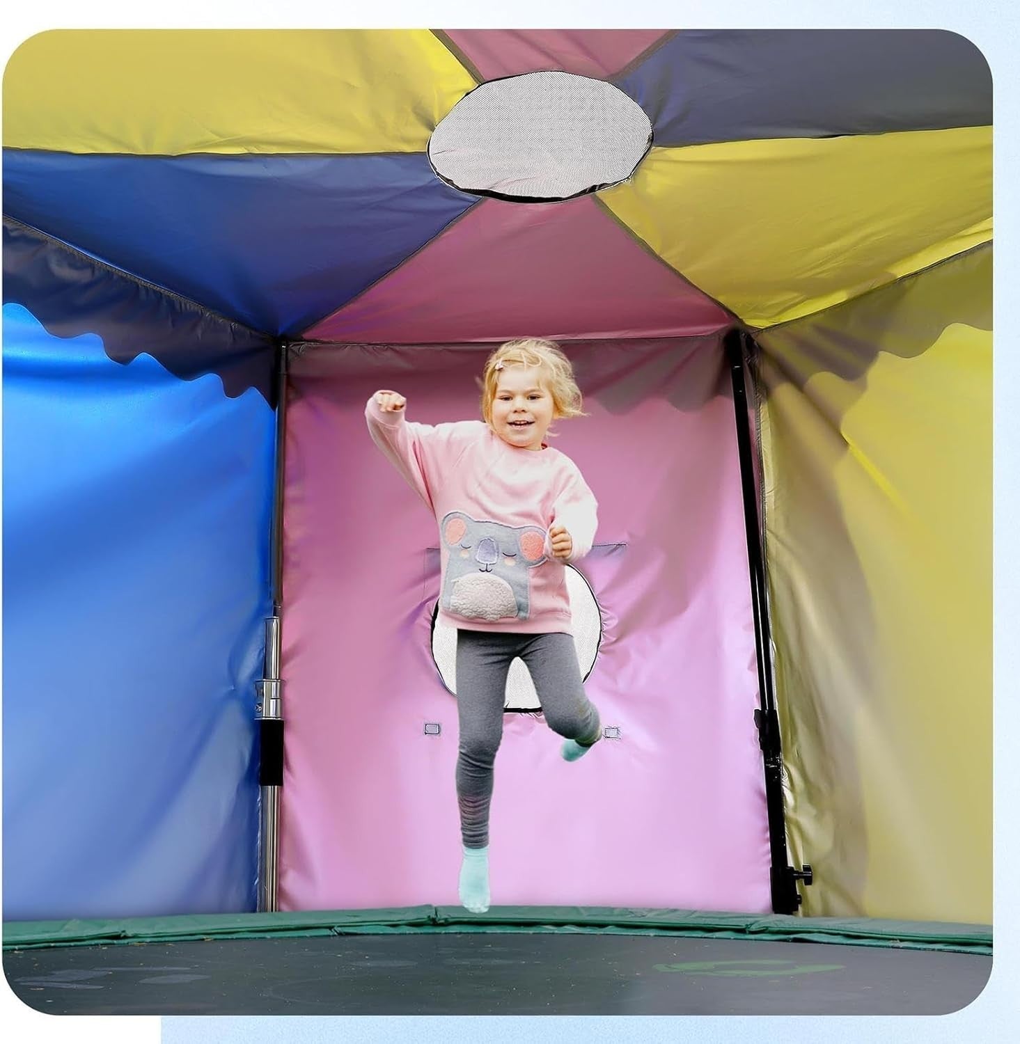 10FT Trampoline Tent Cover Waterproof UV Shade Outdoor Enclosure