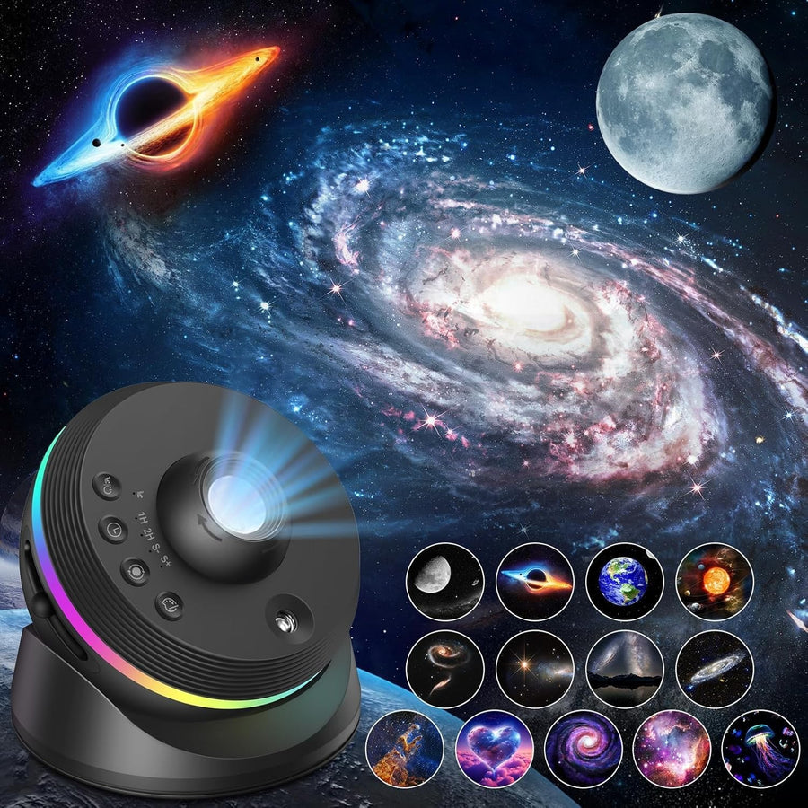 4K Planetarium Star Projector 13 Disc Galaxy Nebula Meteor 360°