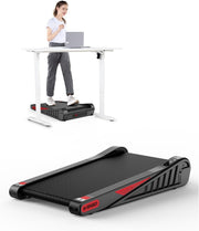 Compact Under Desk Treadmill 6km/h Incline Home Office Fitness Pad