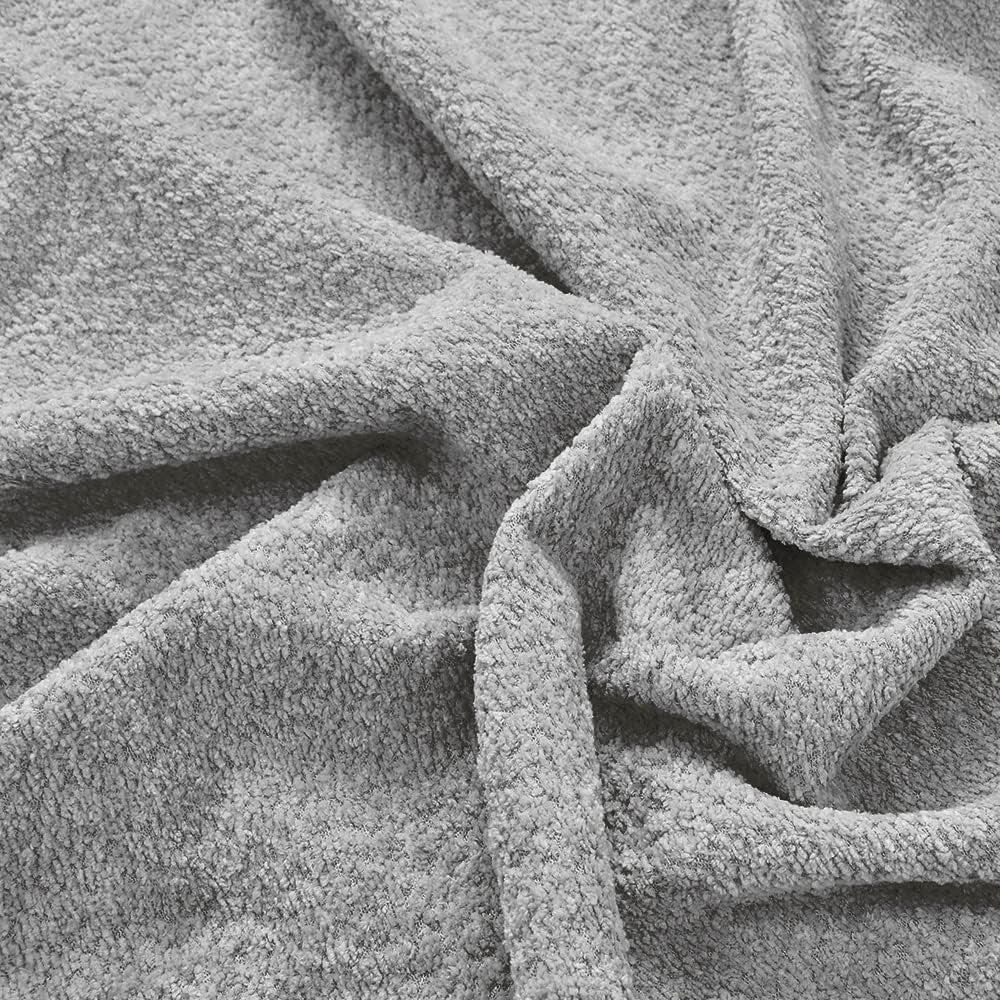 Luxury Large Grey Bean Bag Chair with Pouffe | Family Friendly Comfort Seat