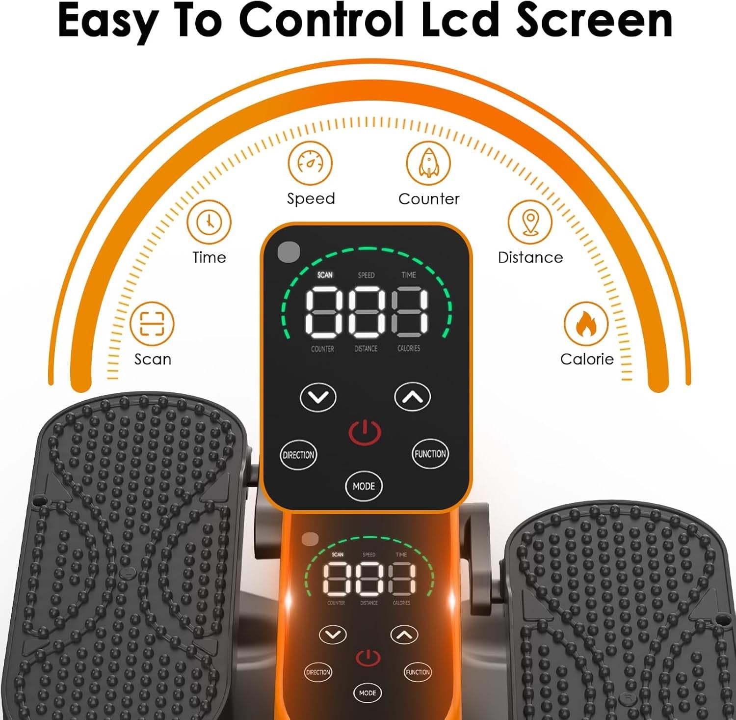 Under Desk Elliptical Pedal Exerciser Quiet Motorised Leg Trainer Speed