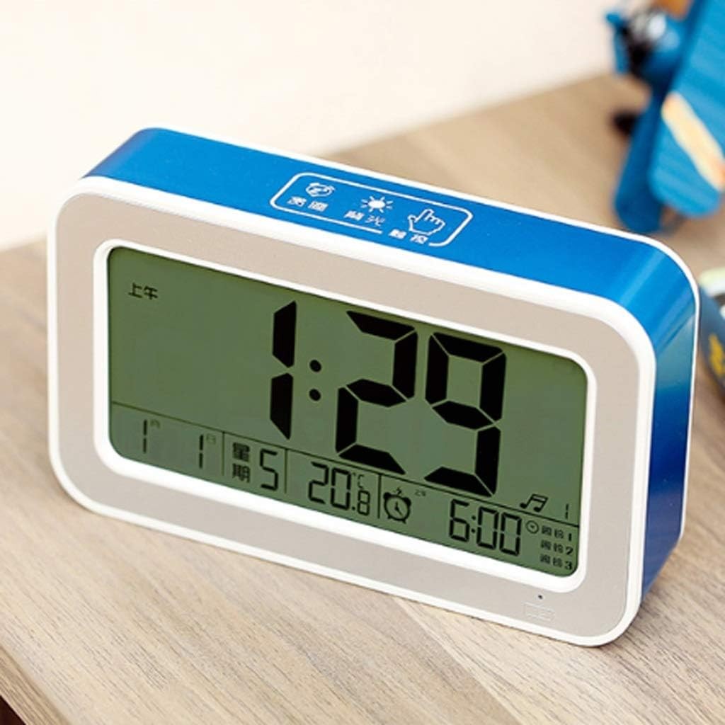 Alarm Clock Radio Dual USB Charging Digital Display Dimmer Sleep Timer