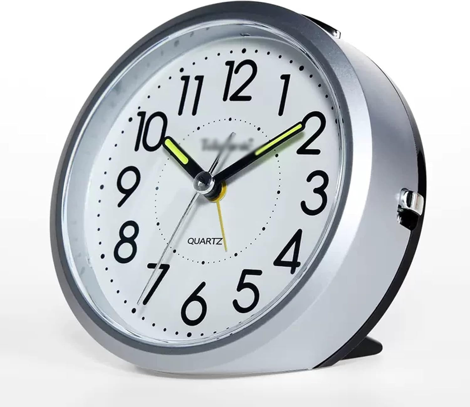 Silent Alarm Clock 4 Inch Loud Wake Up Bedside Clock Night Light Heavy Sleepers