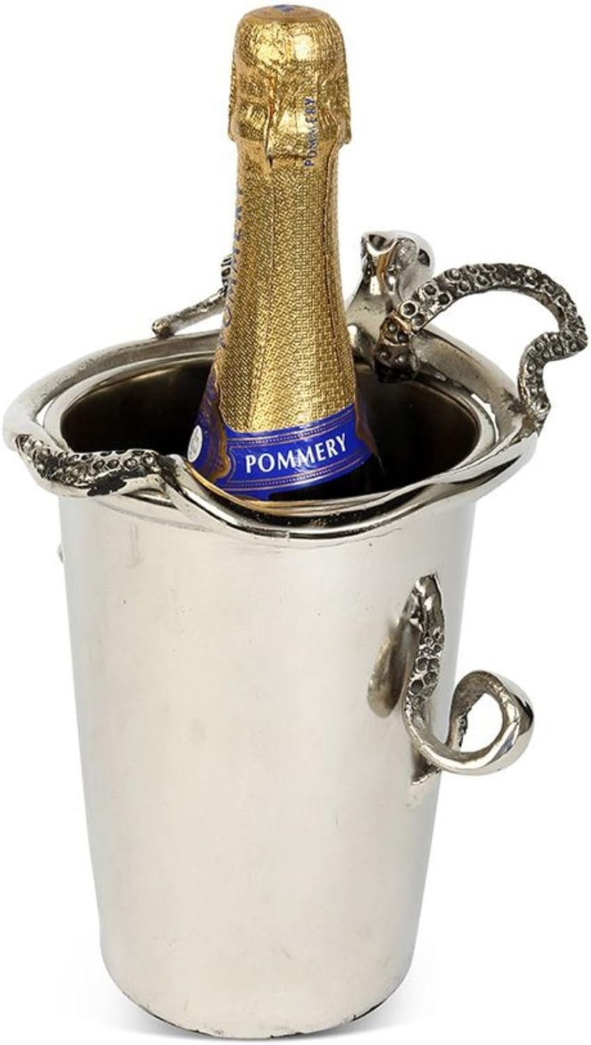 Octopus Wine Cooler Bucket Luxury Ice Bucket Aluminium Champagne Chiller