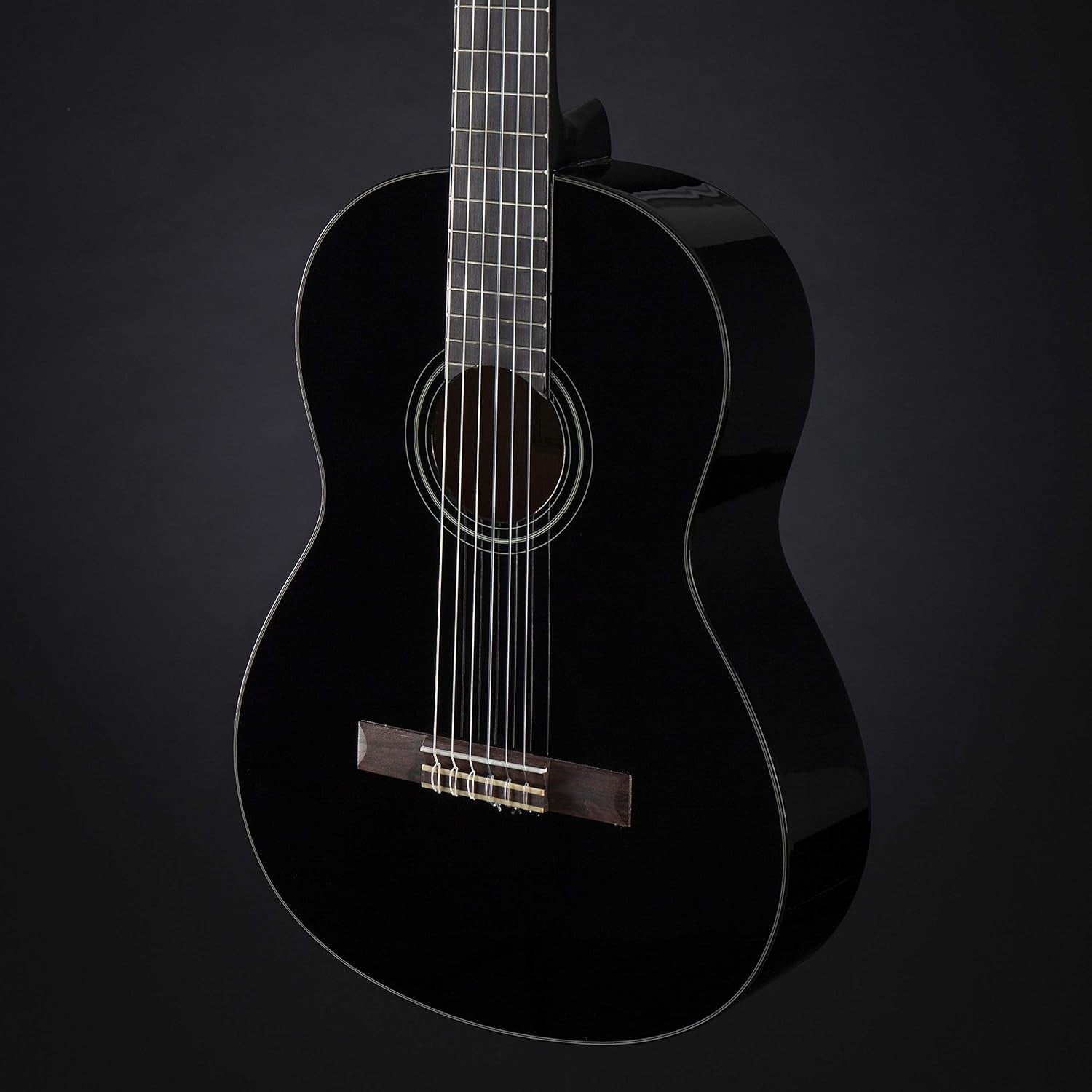 Full Size Classical Concert Guitar Black Nylon String 4/4