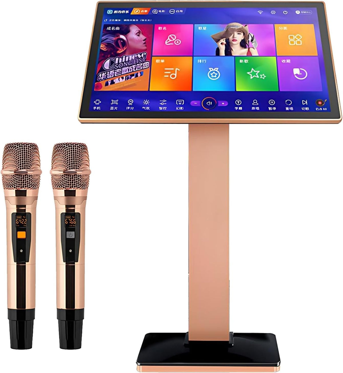 22" Touch Screen Karaoke Player & Jukebox, Mobile & Multi-Language 4TB