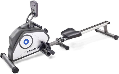 Foldable Magnetic Rowing Machine 8-Level Resistance LCD Home Rower 136KG
