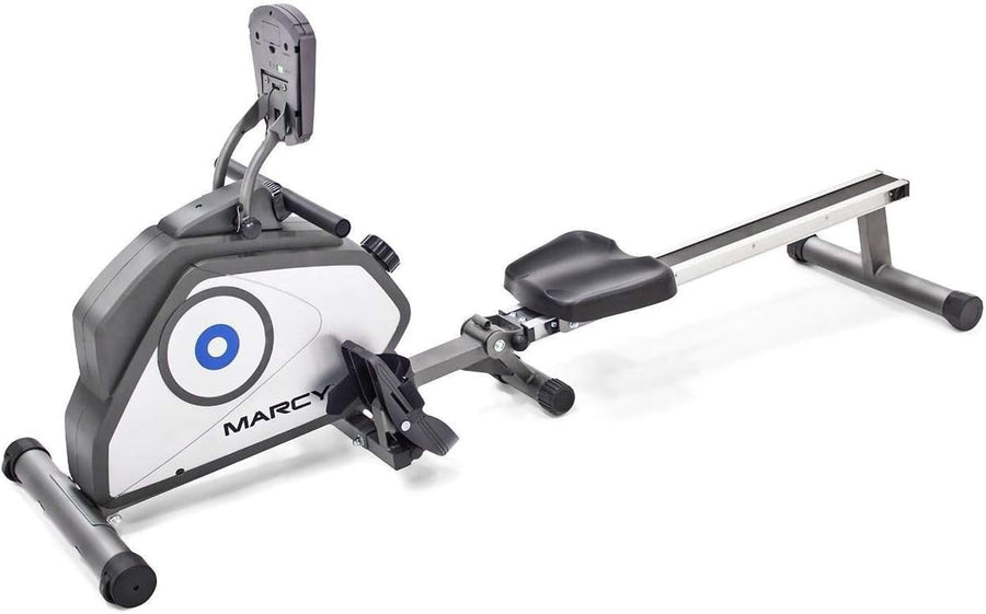 Foldable Magnetic Rowing Machine 8-Level Resistance LCD Home Rower 136KG