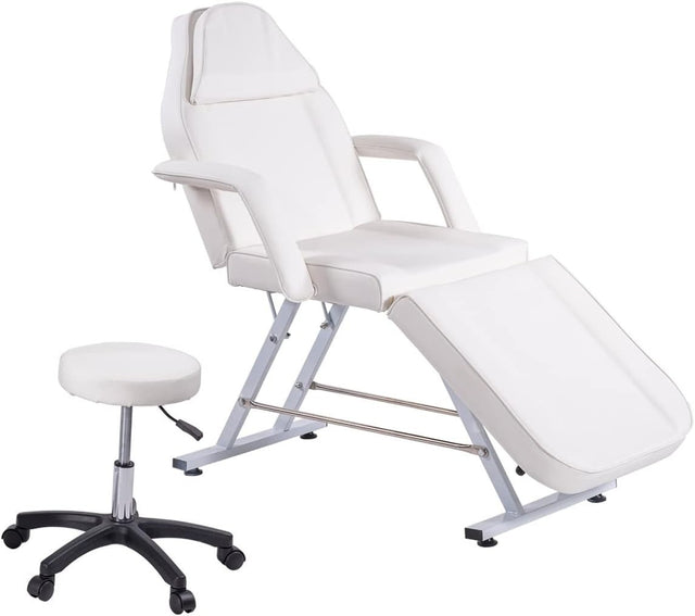 Adjustable Folding Massage Table Portable Therapy Bed With Headrest Carry Bag