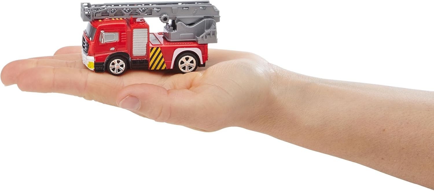 Mini RC Fire Truck in Can – 40MHz Remote Control Toy Car for Kids 3+