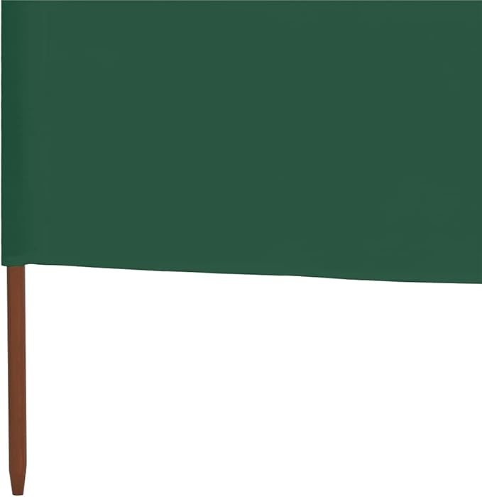 6-Panel Green Wind Screen 800x160cm Outdoor Garden Camping Divider