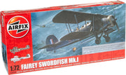 Fairey Swordfish 1:72 WWII Biplane Model Kit – Detailed Aircraft Build Set