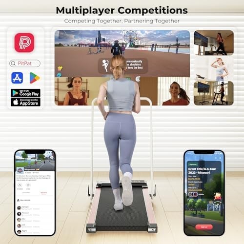 Foldable Home Treadmill 12KPH Walking Running Machine with App Control