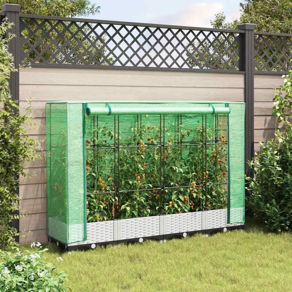 Large Raised Garden Bed with Greenhouse Cover 🌿 Weatherproof Planter Box