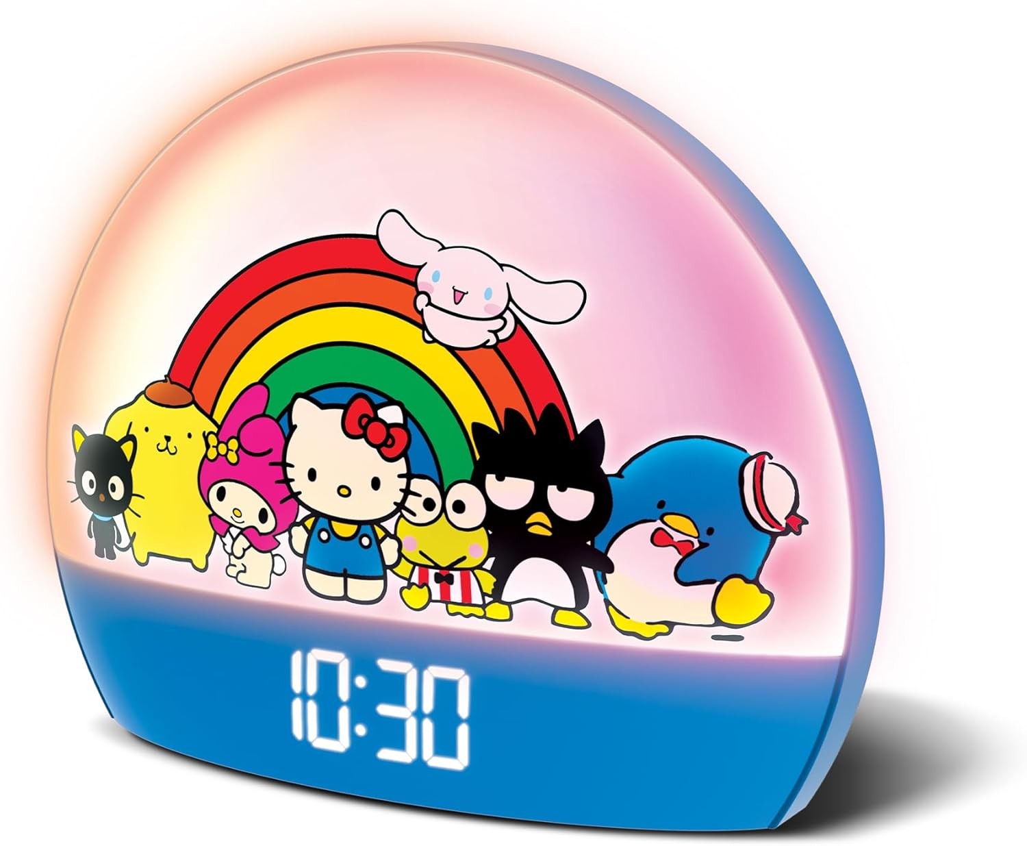 Sunrise Alarm Clock Kids Blue LED Night Light USB Digital Snooze Display