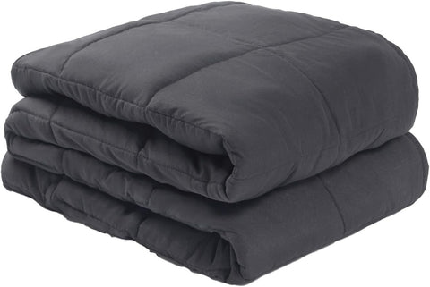 Weighted Blanket Adults Charcoal Grey 8kg 150x200cm Calming Sleep Aid