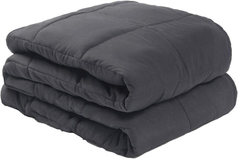 Weighted Blanket Adults Charcoal Grey 8kg 150x200cm Calming Sleep Aid