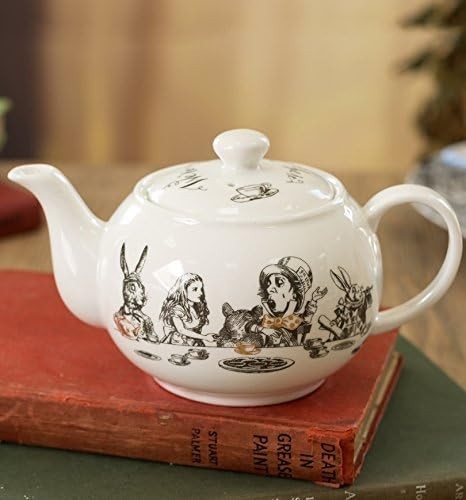 450ml Fine China Mini Teapot Wonderland Tea Pot Gift Box White