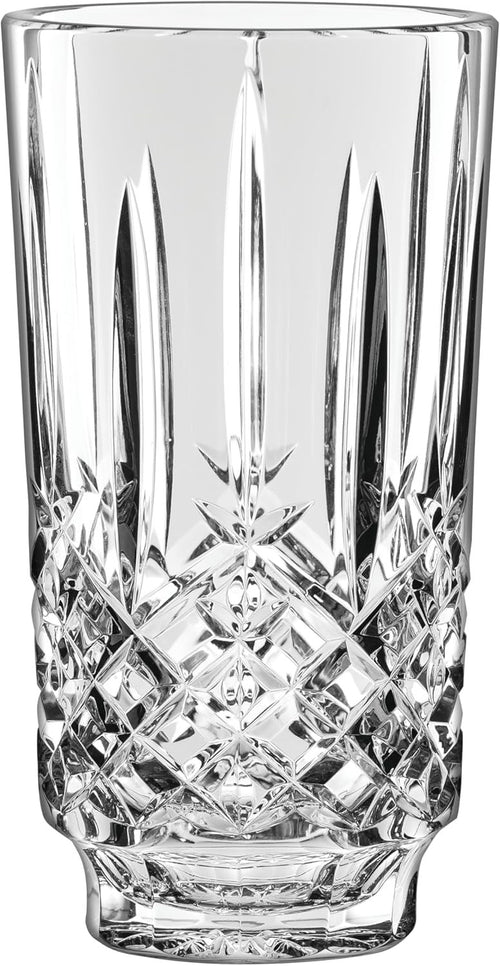 Luxury Crystal Vase 23cm Tall Cut Glass Flower Vase Table Centrepiece