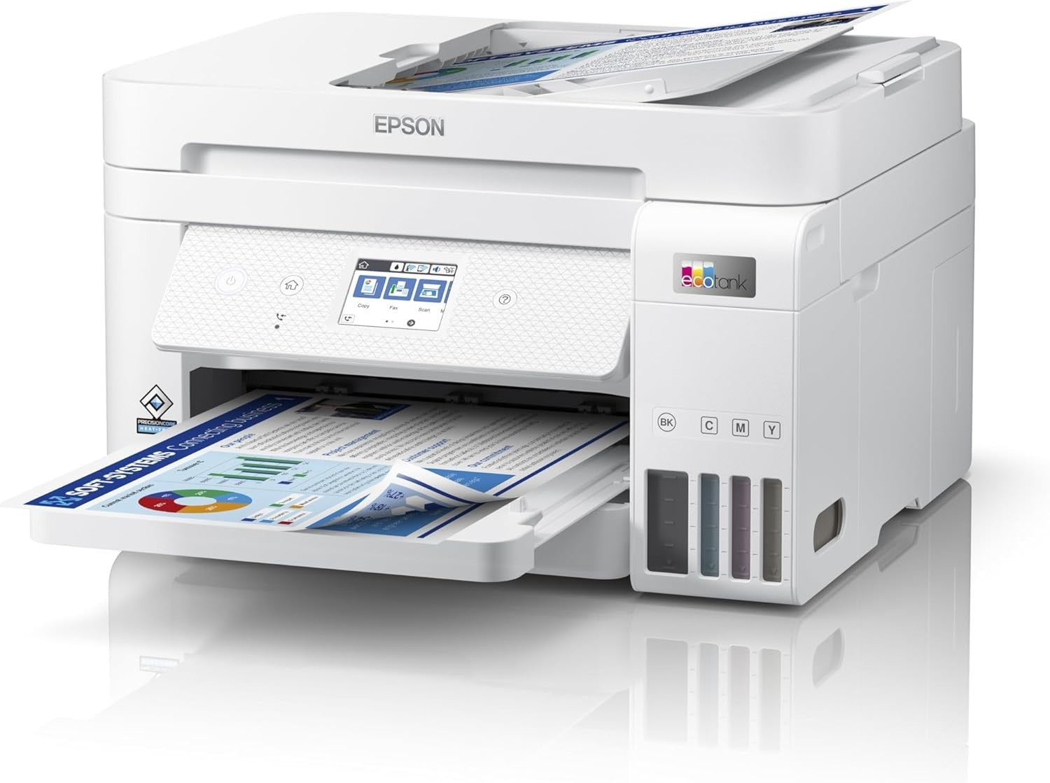 EcoTank ET-4856 A4 Multifunction Wi-Fi Ink Tank Printer with 3-Year Ink