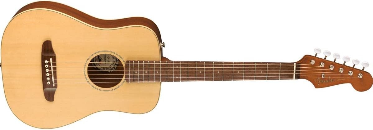 Mini Acoustic Guitar Natural 3/4 Size Spruce Top w/ Gig Bag