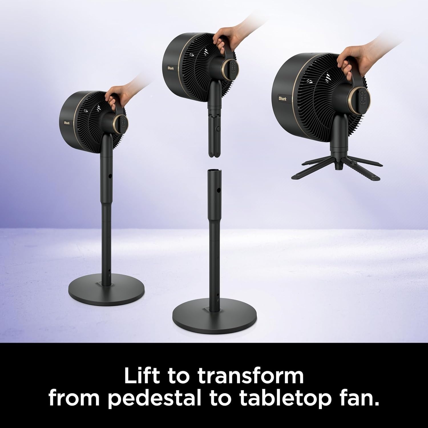 Portable Indoor Outdoor Fan Dark – 5 Speed Cordless Oscillating Remote Control