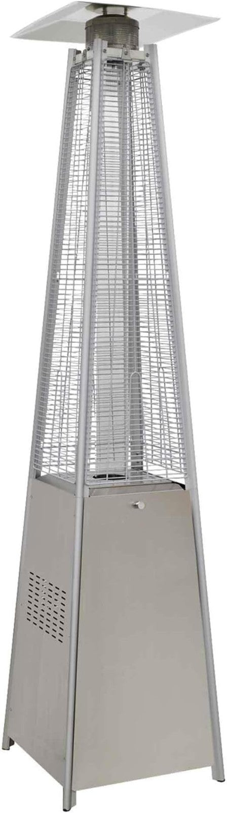 Outdoor Gas Pyramid Patio Heater 13kW Adjustable Heat Garden Terrace