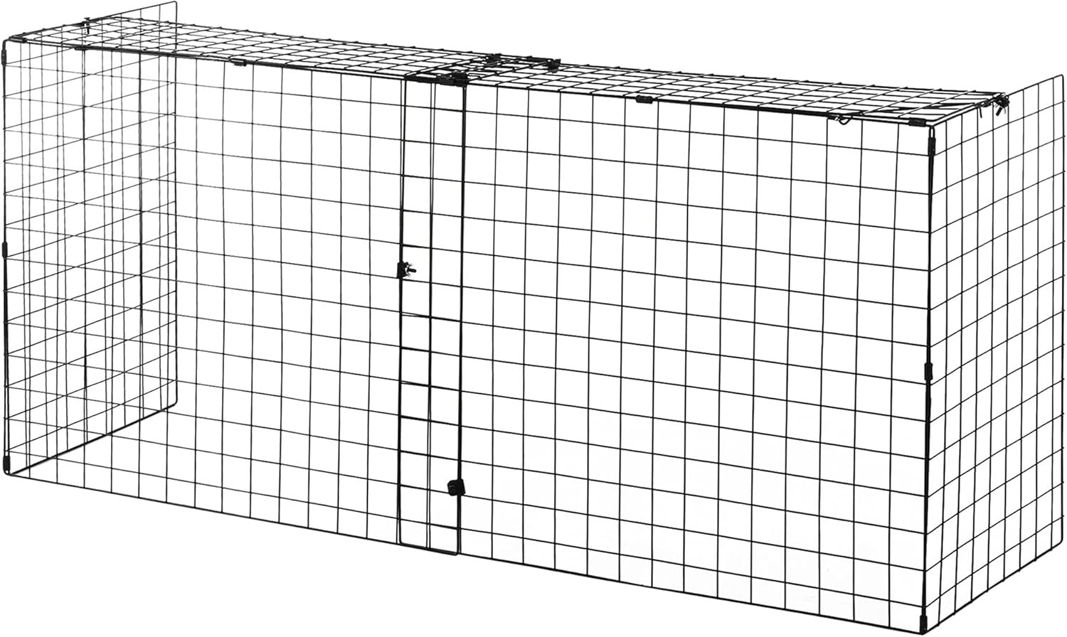 Extendable Metal Fire Guard Screen Folding Spark Protection Panel Black Fireplac