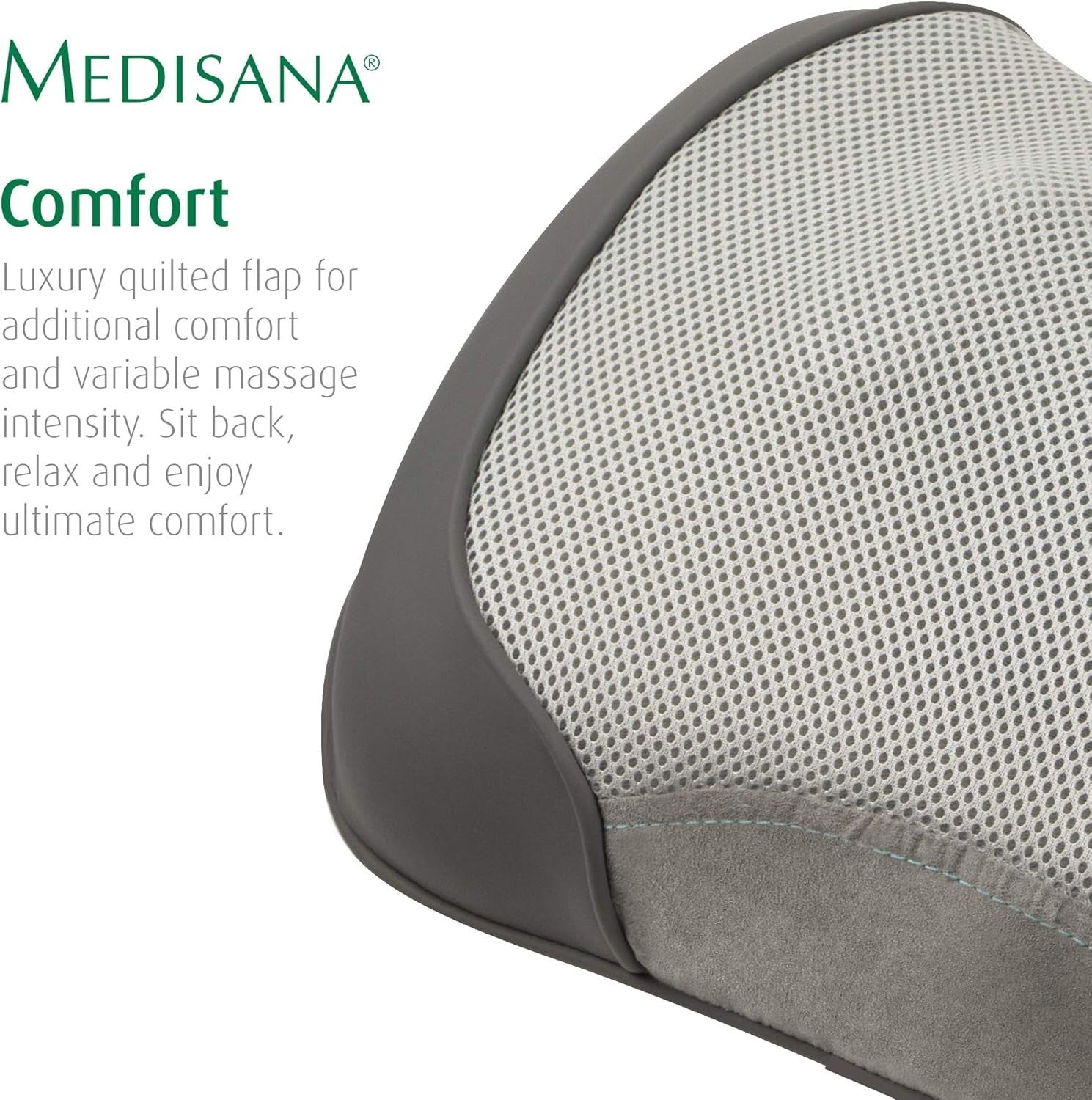 Shiatsu Massage Pillow Heat Kneading Back Neck Pain Relief Cushion Portable