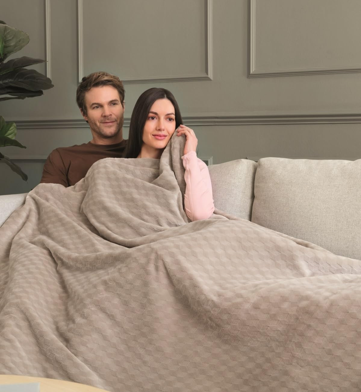 XL Heated Electric Throw Blanket Fast Heat Timer Washable Luxury Velvet