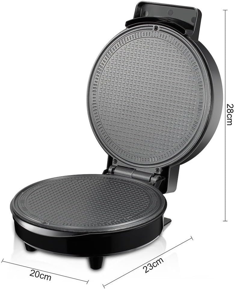 Electric Waffle Cone & Crepe Maker 1000W Double-Sided Non-Stick Compact Machine