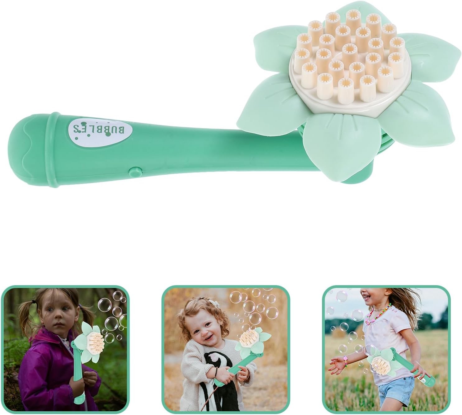 Sunflower Bubble Machine Portable Electric Bubble Blower Kids Toy