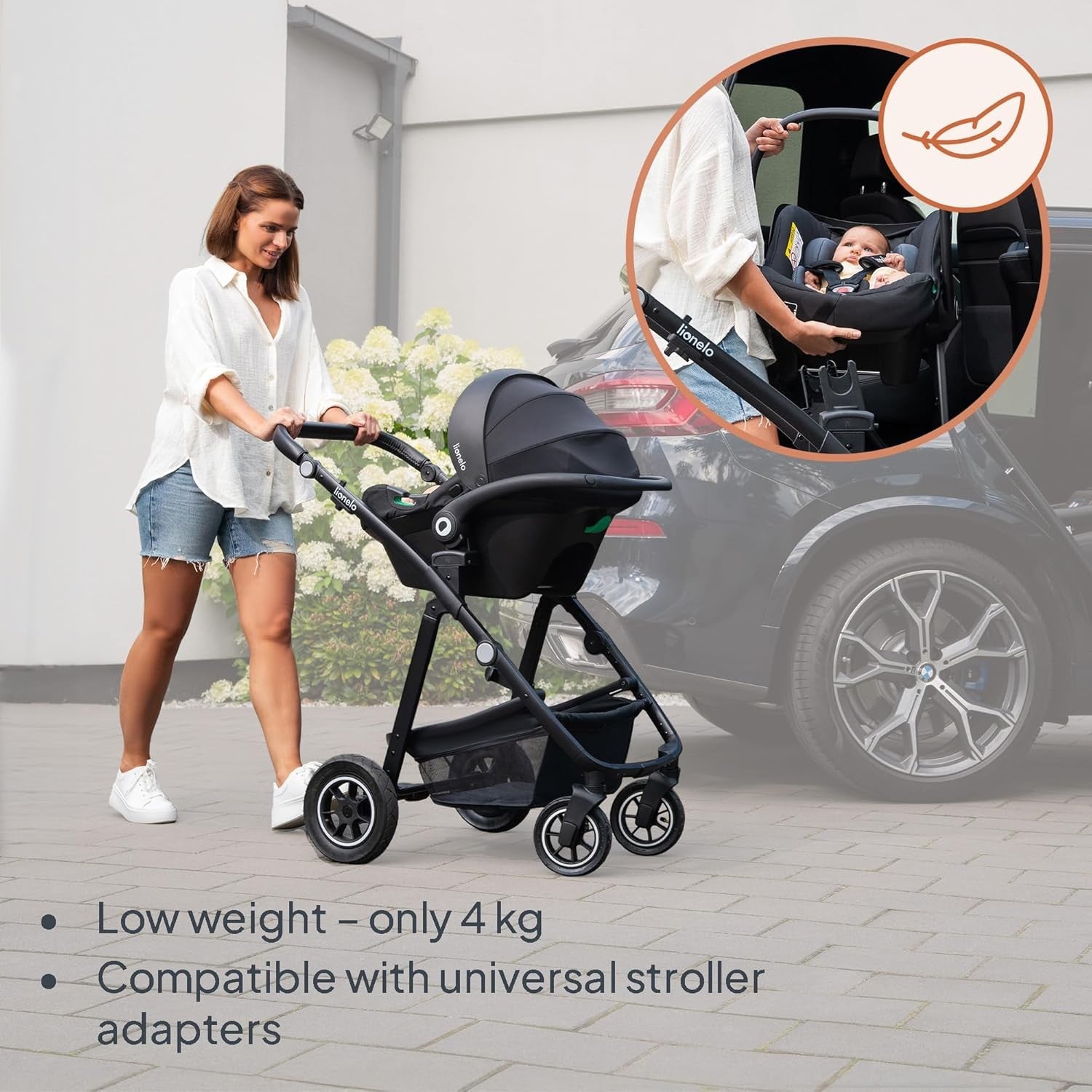 i-Size Baby Car Seat 40–87cm Rear Facing Lightweight R129 Newborn Toddler