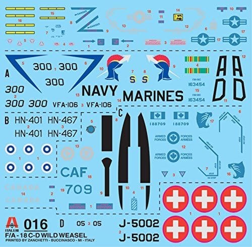 1:72 Scale F/A-18 Hornet Military Aircraft Model Kit – Detailed DIY Plastic Set