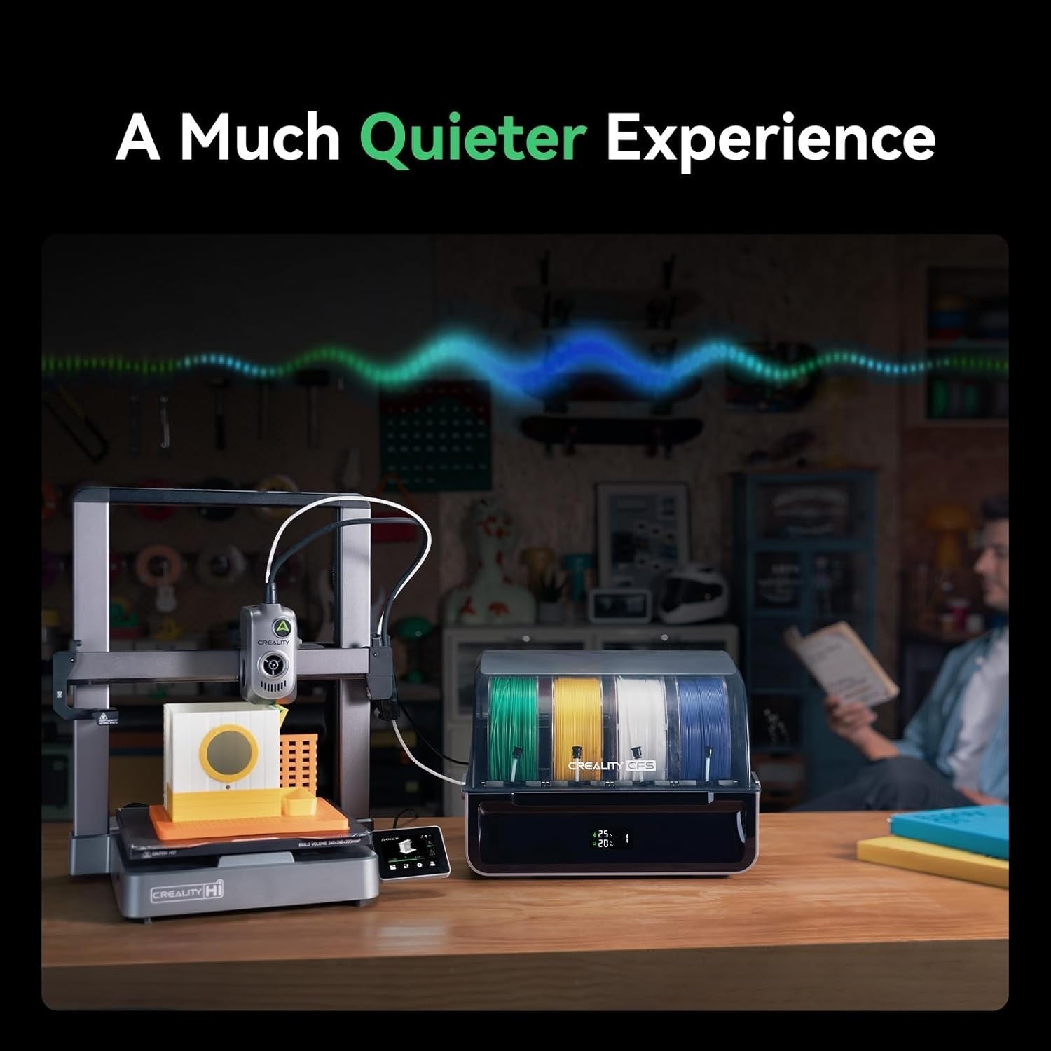 Multi-Color High-Speed 3D Printer 500mm/s Auto Level RFID CFS