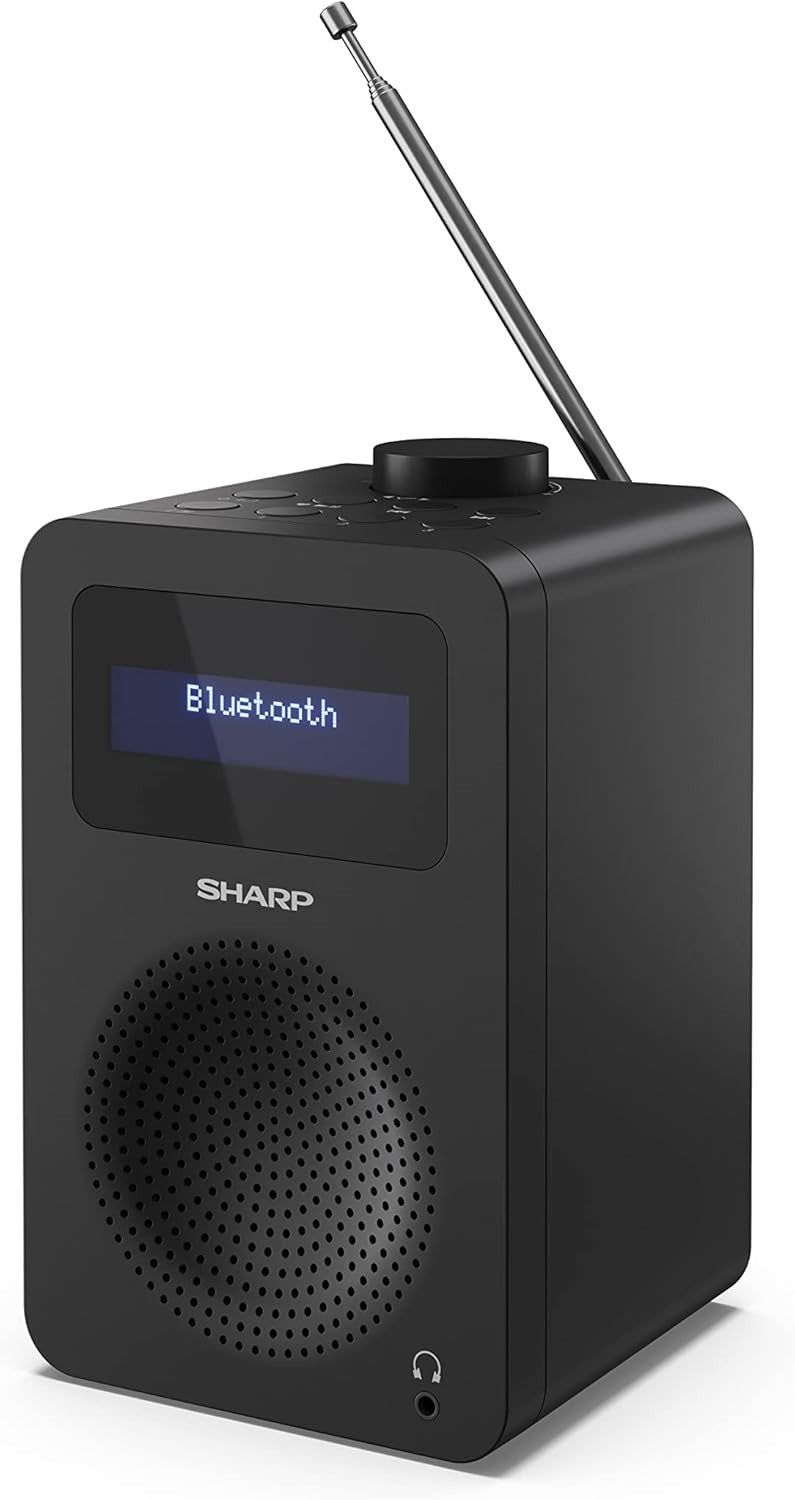 Digital DAB+ Radio with Bluetooth 5.0 | Dual Alarm, FM, 40 Presets