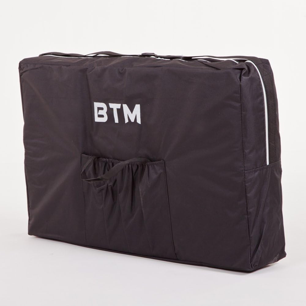Portable 3-Section Massage Table Aluminium Beauty Tattoo Spa Bed w/ Bag Red
