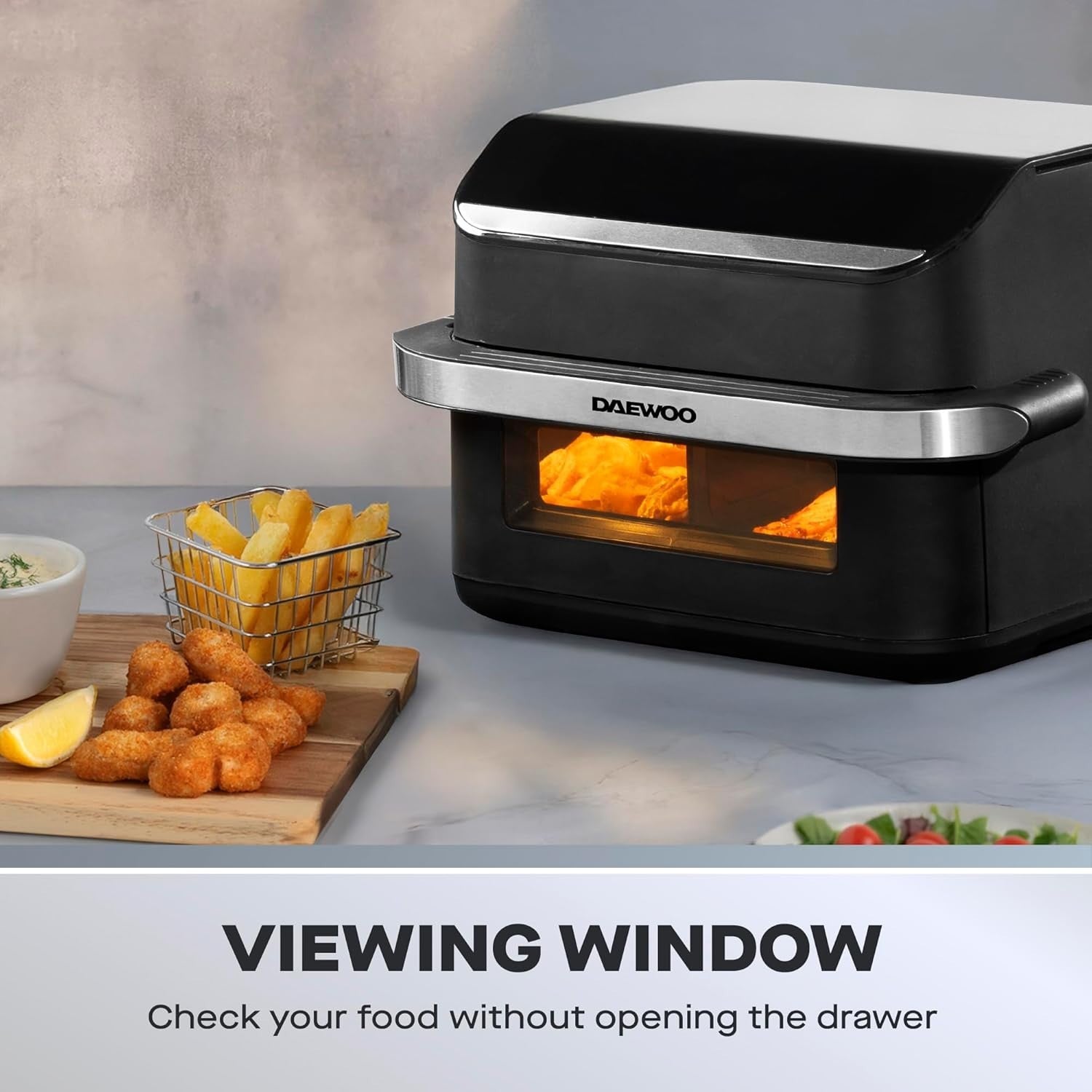 Dual Air Fryer 10L | Mega Drawer Sync Finish Match Cook 8 Presets Healthy Cook