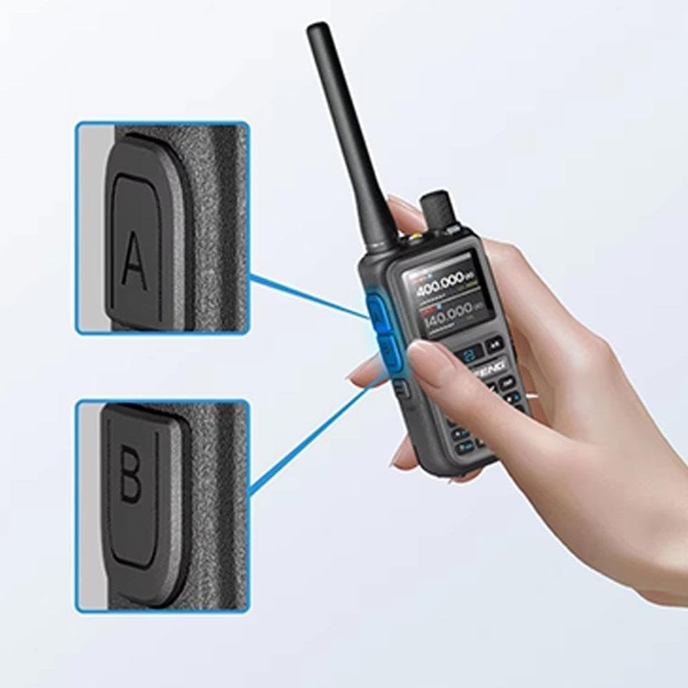 Mini Dual Band Ham Radio 999 Channels Bluetooth VOX Type-C Portable