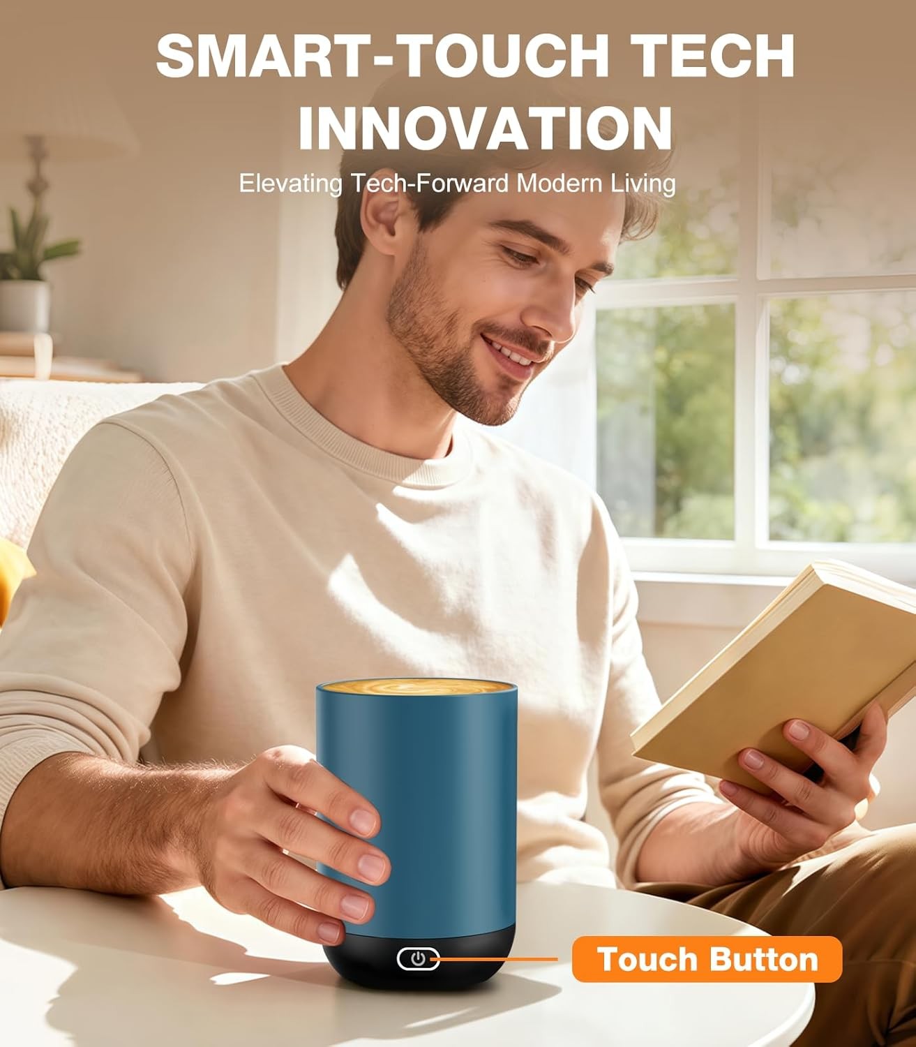 Self Heating Coffee Mug 14oz Smart Temp Control 149°F 8H Battery