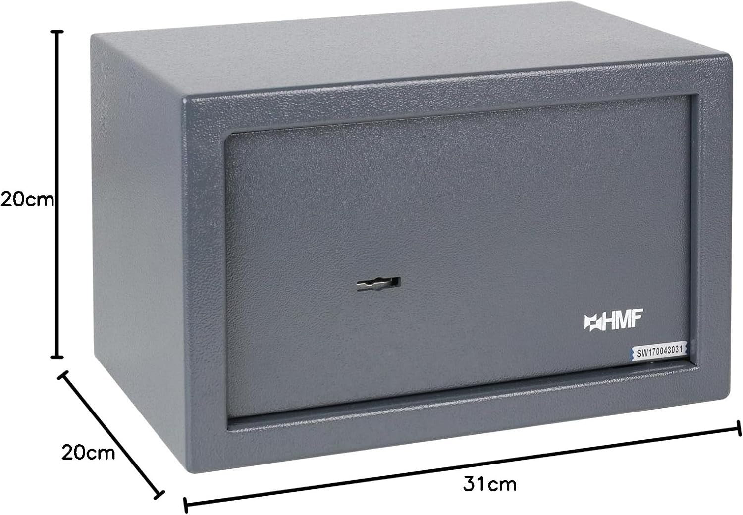 Steel Security Safe Box Key Lock Cash Jewelry Document Home Office