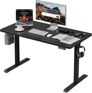 Electric Standing Desk 100x60cm w/Memory Control, Adjustable Height, Black