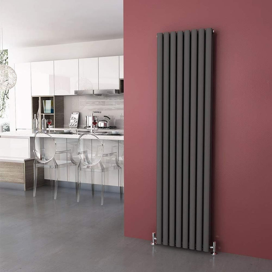 1800x480mm Anthracite Vertical Column Radiator Modern Designer Heater