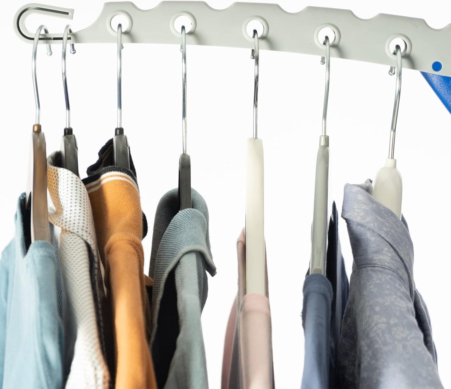 Large Portable Clothes Rail Airer Tripod Folding Drying Rack 159cm 78 Hangers