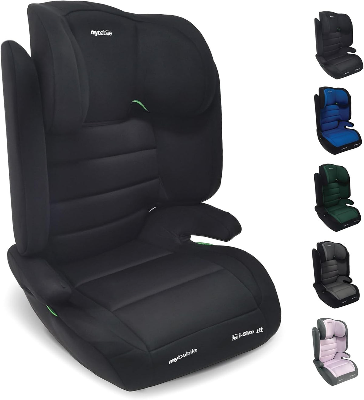 High Back Booster Car Seat Adjustable Headrest 2/3 100–150cm