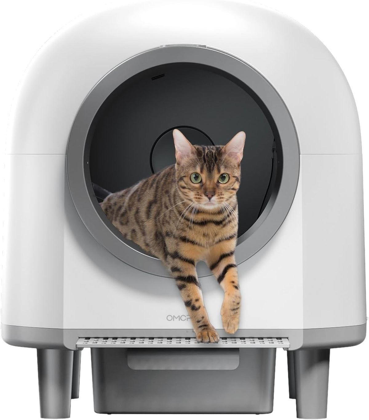 100L Self Cleaning Cat Litter Box App Control Odor Free Multi Cat