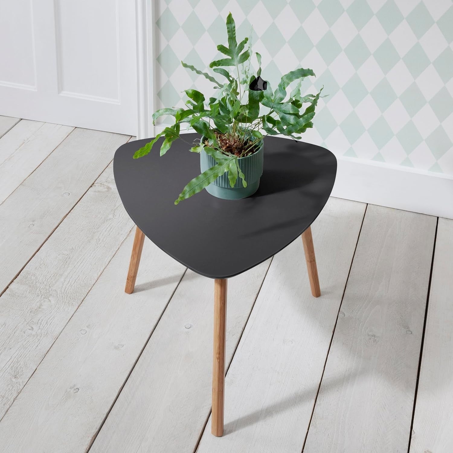 Triangular Side Table 55x55x45 cm | Occasional & Coffee Table Scandi Style