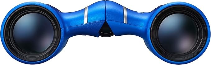10x21 Compact Blue Binoculars | Lightweight Travel Optics | Bright HD View