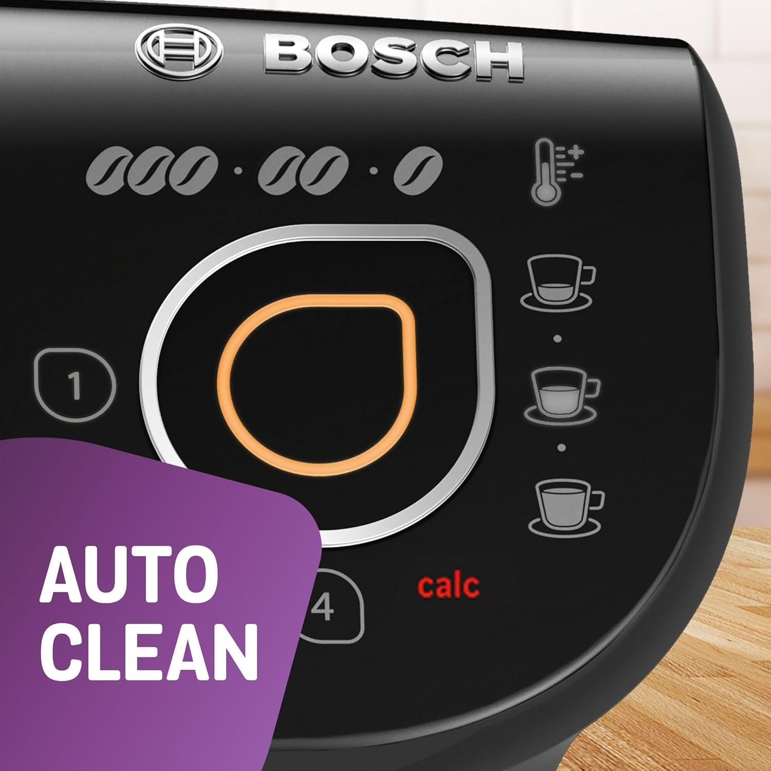 Pod Coffee Machine 1.3L Large Tank 1500W Fast Brew Auto Clean Cream Compact